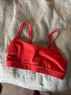 Lululemon red sports bra